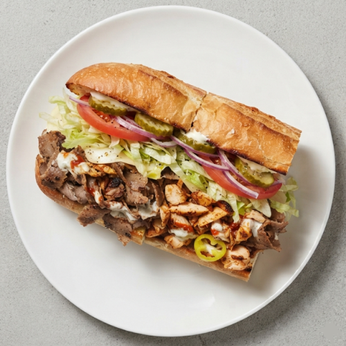 Mixed Doner Hoagie 